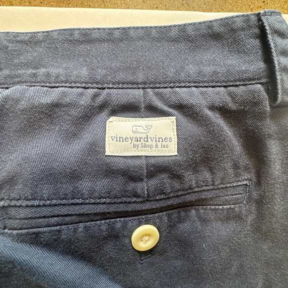 Vineyard Vines Slim Fit Club Pants Navy Chinos Men’s 30x32 Cotton Twill - Picture 3 of 5